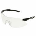 Strikers Safety Glasses with Black/ Silver Frame & Clear Lens